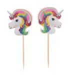 24 pcs Unicorn theme for Cake and cupcake Topper Decoration
