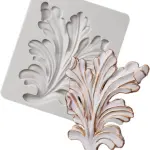 Classic leaf shaped motif silicone Mould