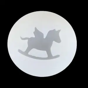 1Pcs Rocking Horse Shape Silicone Mould