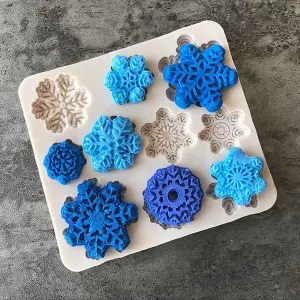 Snowflake silicone mould