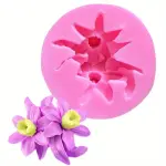 3D Lily Flower Shapes Silicone Mould