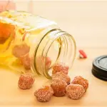 1 pcs Glass Mason Jars With Straw