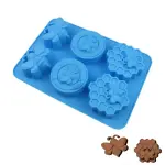 CAKE DECOR™ 6-Cavity Bumble Bee and Honeycomb Silicone Chocolate Mould | Non-Stick Mold for Baking & Crafting | 1 Piece Pack