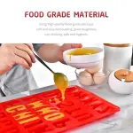 26 Cavities large Alphabet Numbers Silicone Baking Mould,Capital Letter Moulds Chocolate mould Ice Cube DIY Moulds