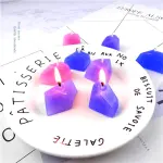 1 pcs Gemstone Diamond Stone Gem Shaped Chocolate Candy candle silicone mould