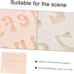 1pc capital Alphabet Silicone Mould