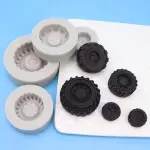 4 pcs Tyre Silicone Mould