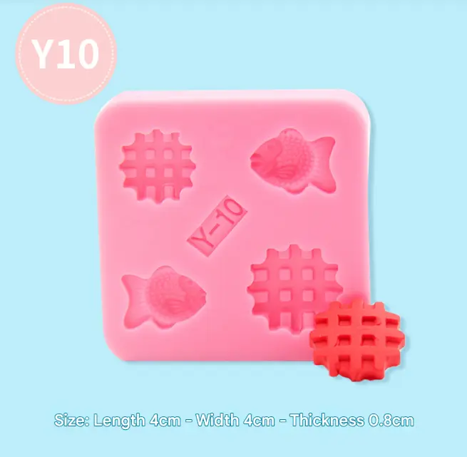 Miniature Biscuit and Fish Silicone Mould