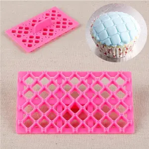 Butterfly quilted fondant impression stamps Quilt Embosser fondant tools
