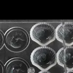 3 Style of Shells Shape Polycarbonate Chocolate Mould
