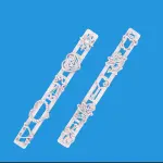 2 pcs Valentine Love heart angel teddy cutter set