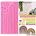 Tassel String twist rope silicone Mould