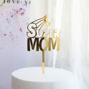 Super Mom cake topper STYLE 23