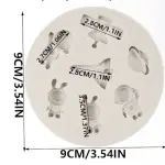 Astronaut Space Theme Silicone Mould for Fondant, Chocolate & DIY Crafts