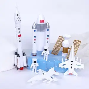 7 Piece Space Toy Topper For Cake Decorating