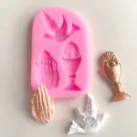 Baptism Holy Silicone Mould for Fondant, Chocolate & DIY Crafts