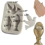 Baptism Holy Silicone Mould for Fondant, Chocolate & DIY Crafts