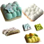Bubble theme square silicone mousse cake mould entremet mould