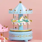 Merry Go Round Carousel Music Box cake Topper
