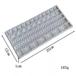 Silicone Mould - 5PC Assorted Rope Braid Border