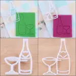 Bottle and Glass Fondant Cutter for Cake Decoration & Baking