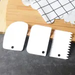 3 pcs Cake Scraper,Smoother,Comb set