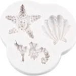 Starfish,Seahorse and Seashell silicone mould