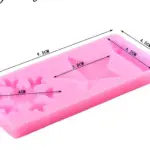 Candle star snowflake christmas silicone mould