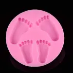 Silicone Baby Feet Fondant,Chocolate,Soap Mould