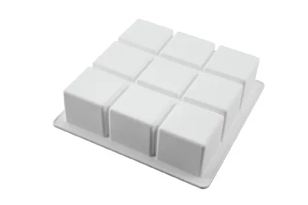 9 Blocks silicone pan Mousse baking entremet mouse mould