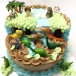 Mini Dinosaur Toy Cake Toppers (Set of 12)