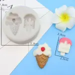 Double Cavity Ice Cream Mould for Homemade Popsicles & Chocolate Making