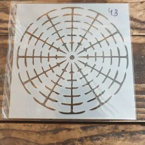 1 pcs Pattern Decoration icing Stencils Style 32