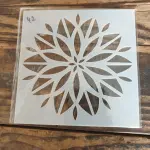 1 pcs Floral Pattern Decoration icing Stencils Style 34