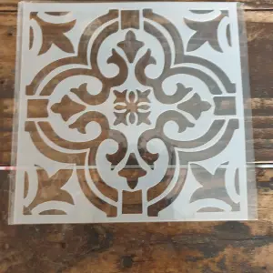 1 pcs Floral Pattern Decoration icing Stencils style 20