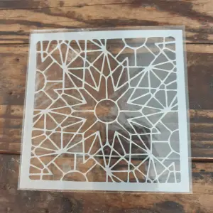 1 pcs Floral Pattern Decoration icing Stencils style 22