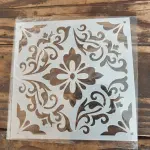 1 pcs Floral Pattern Decoration icing Stencils style 23