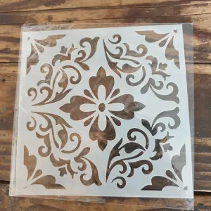 1 pcs Floral Pattern Decoration icing Stencils style 23