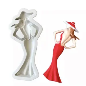 Fashion Lady Woman Silicone Mould