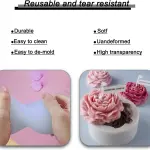 Peony Flower Silicone Mold for Resin,soaps ,Candle Mould