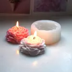 Peony Flower Silicone Mold for Resin,soaps ,Candle Mould