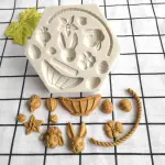 Easter Bunny and Eggs Basket Silicone Mould