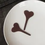 Silicone Chocolate Garnishing Mould - Heart Shape