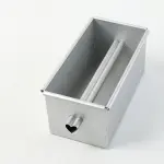 Heart Shape Toast Loaf Pan with Hollow Tube | Aluminum Alloy Bread & Cake Baking Pan (250g Dough)