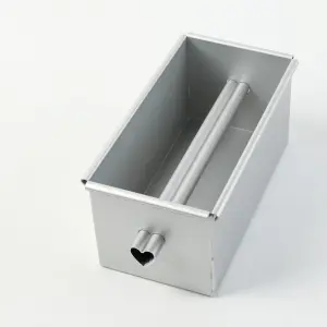 Heart Shape Toast Loaf Pan with Hollow Tube | Aluminum Alloy Bread & Cake Baking Pan (250g Dough)