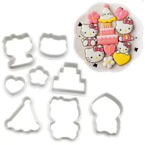 8 pcs Hello Kitty Cookie Cutter