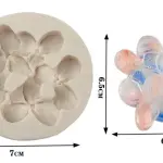 Hydrangea Flower Silicone Mould for Fondant, Chocolate & DIY Crafts