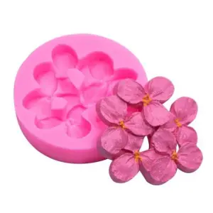 Hydrangea Flower Silicone Mould for Fondant, Chocolate & DIY Crafts
