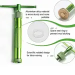 21Pcs Stainless Steel Sugar Craft Extruder Fondant Sugar Paste Extruder Ceramics Pottery Polymer Modeling Decorating Tools Set