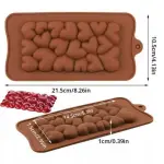 Heart Chocolate Bar Silicone Mould